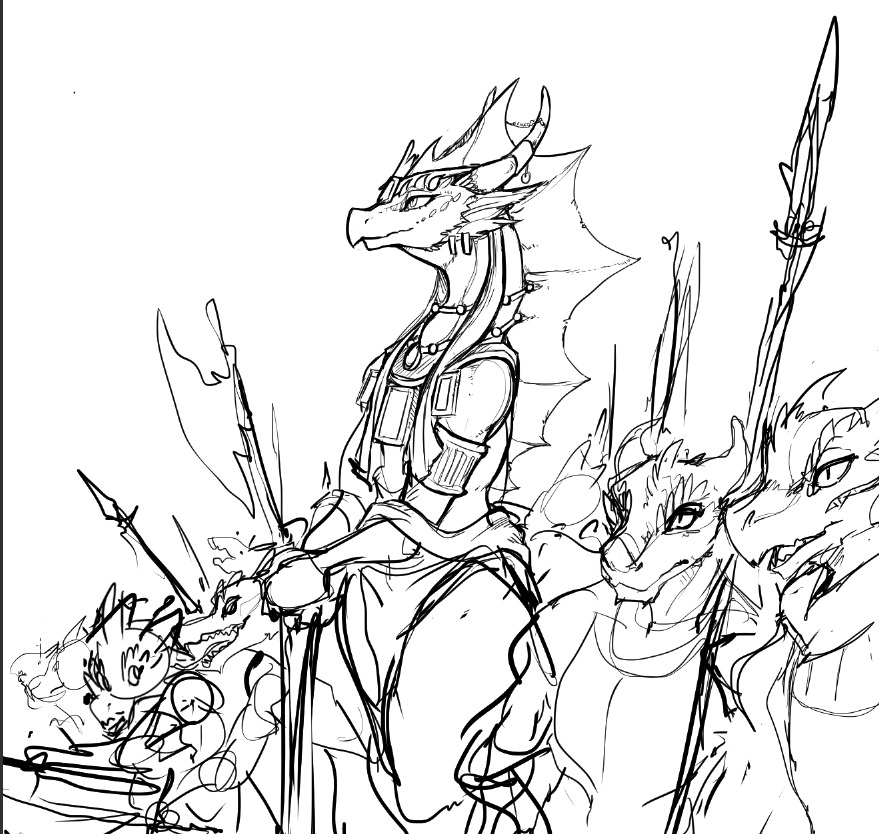 guoh-art:  Some shit hit the fan and I probably will not be able to draw or update