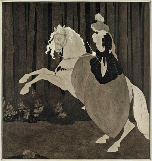 Frontispiece to Frédéric Chopin’s Third Ballade published in The Studio by Aubrey Beardsley (1895)