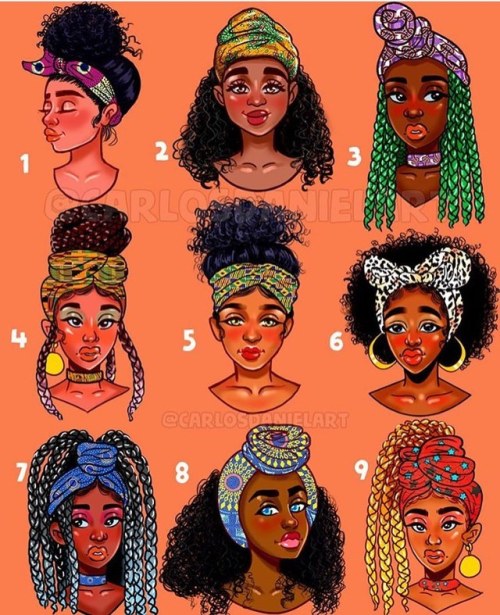 #Repost with @carlosdanielart // Which of this head wraps is your favorite 1-9 ??? ‍♂️ ....All of ‘