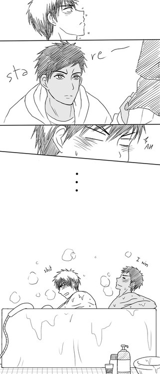 AoKaga Doujinshi - Let's take a bath together