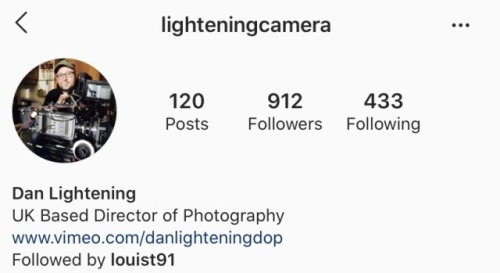 Louis’ recent follows on Instagram - 27/2