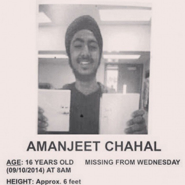 jagoayeea:
“ Amanjeet Singh is from East Palo Alto, California. He was last seen with his Mexican friend, Angel, who is also missing, at a Starbucks in EPA last week. They have been missing for a week. They were headed towards the wooded area close...