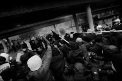 fuckthesexpistols:  On December 15th some swedish neonazis try to attack an antifascist demonstration. Facing energetic resistance, the nazis have to withdrawl into the woods… Happened in Kärrtorp, Stockholm. 