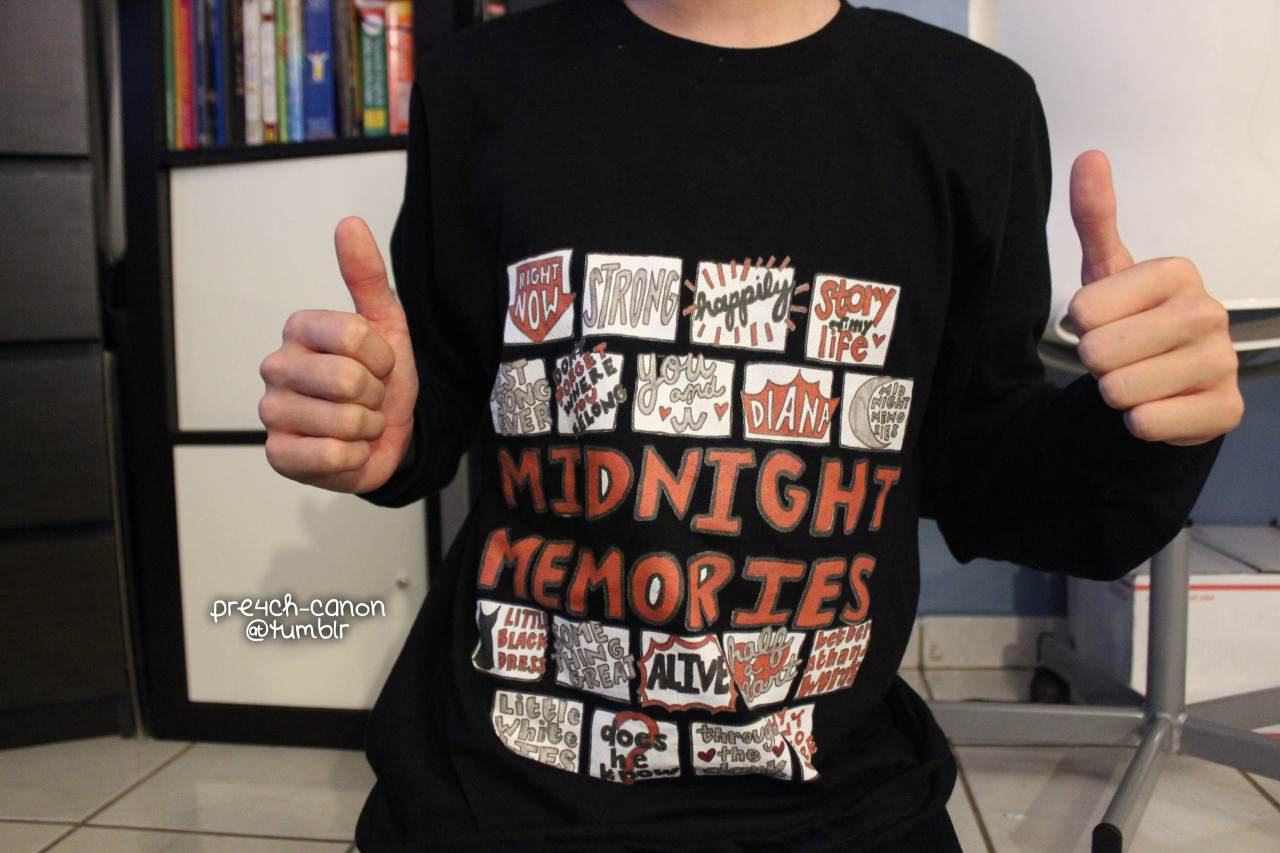 pre4ch-canon:  Crying because my One Direction shirt finally came in omg ig: l0velybrads