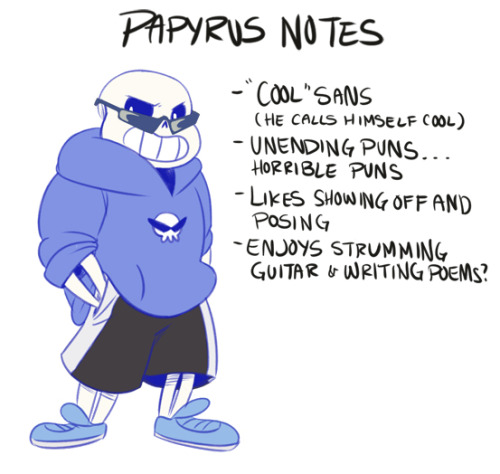 tomorobo-illust:Papyrus wakes up to a commotion and finds that his brother is split into six. Each