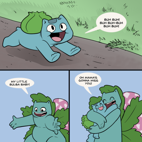 nekoama: Bulbasaur comes home. A special adult photos