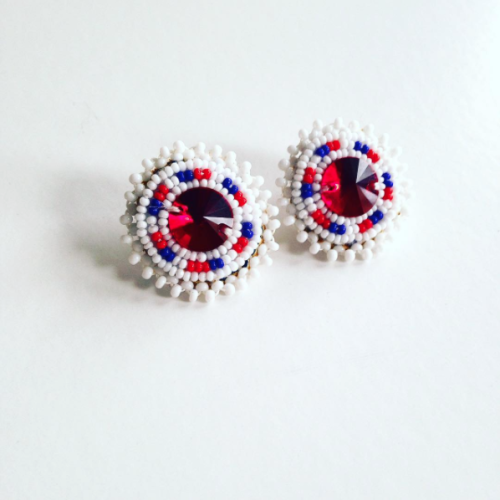 Mini Bling Earrings by Brit Reedhttps://www.instagram.com/nitaohoyo/