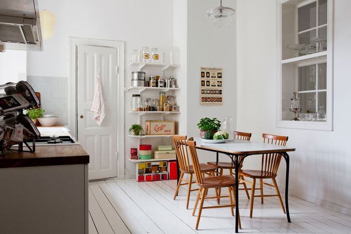 Kitchen in apartment for sale in Malmö.