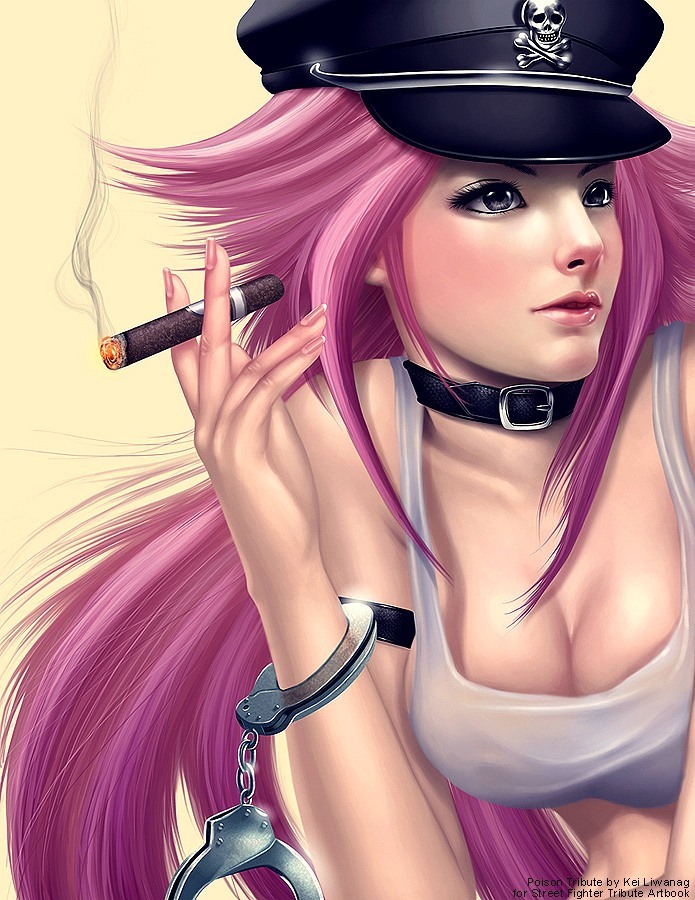 I don’t really find smoking women attractive but this is a really nice image of