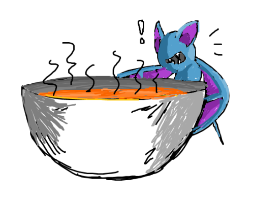 zubat doodles for frand on paint cause photoshop is breaking on me </3