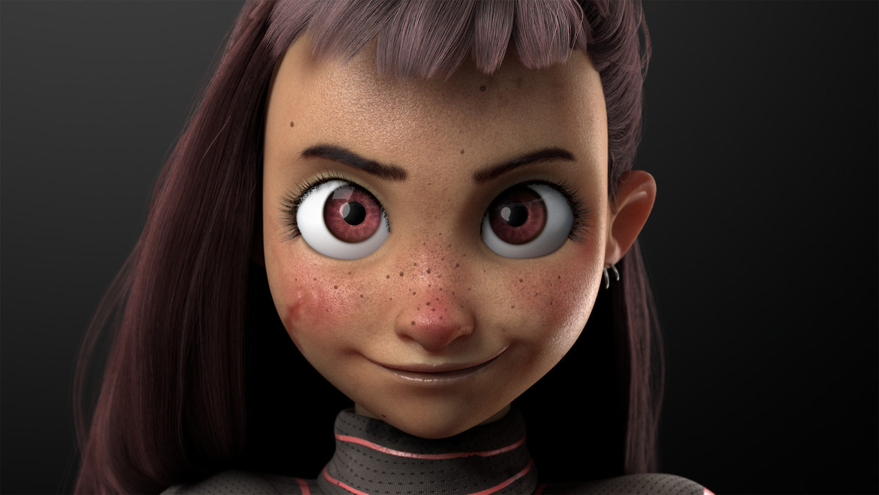 grimphantom2:  pinuparena:  Concept art by   Chabe Escalante   3d by   Eiti Sato