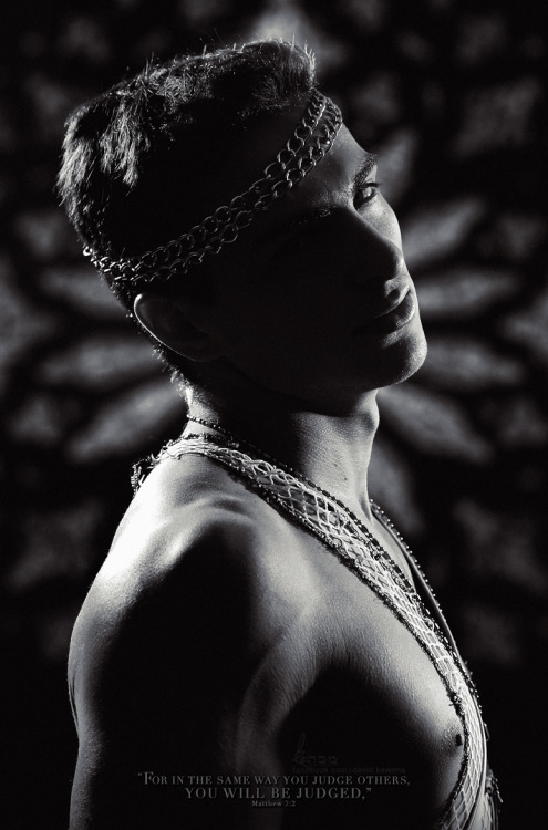gay-erotic-art:  artofdavidkawena:  ✝INRI✝ CREDITS - PHOTOGRAPHY - David Kawena facebook.com/david.kawena FASHION - Nick Stryker www.nickstryker.com STYLING AND ACCESSORIES - David Kawena/Nick Stryker  MAKE UP AND HAIR - David Kawena  LIGHTS - David