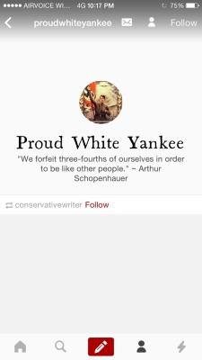 @Proudwhiteyankee You Will Remove Your Self From My Blog Aka Stop Following Me. I