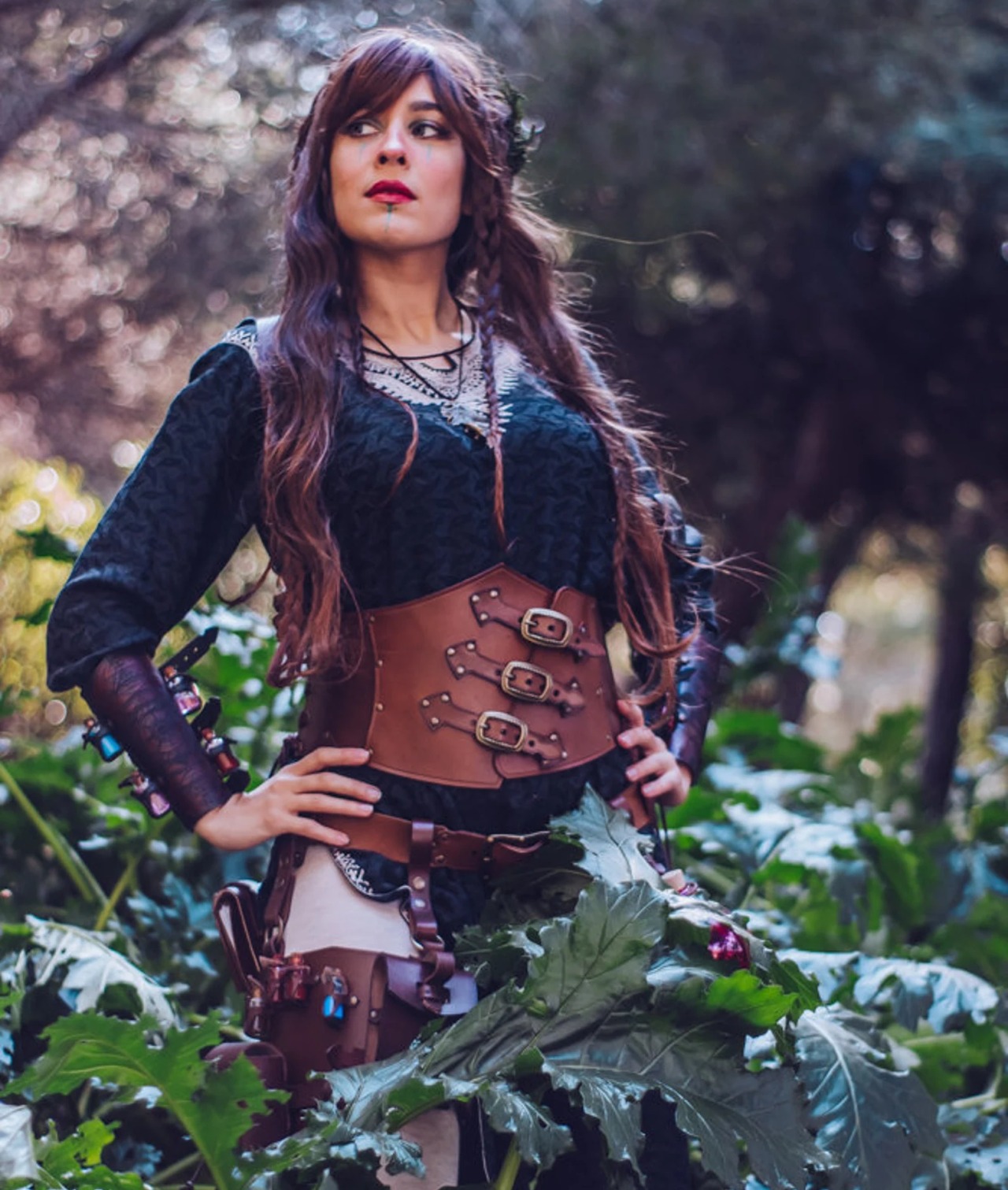 Leather Underbust Corset // Outcast Props