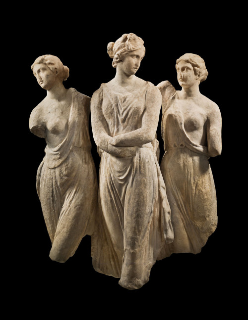 archaicwonder: The Three Graces, Hellenistic, c. 2nd-1st Century BC Graces (or Charites) are goddess