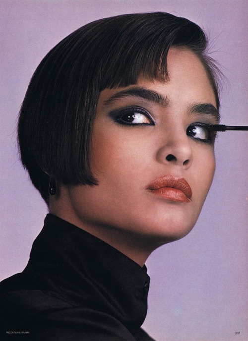 vintagewoc:Talisa Soto by Rico Puhlmann in Vogue UK (November 1982)