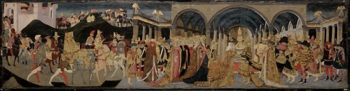 Journey of the Queen of Sheba by Apollonio di Giovanni, c. 1460-65Journey of the Queen of Sheba by A