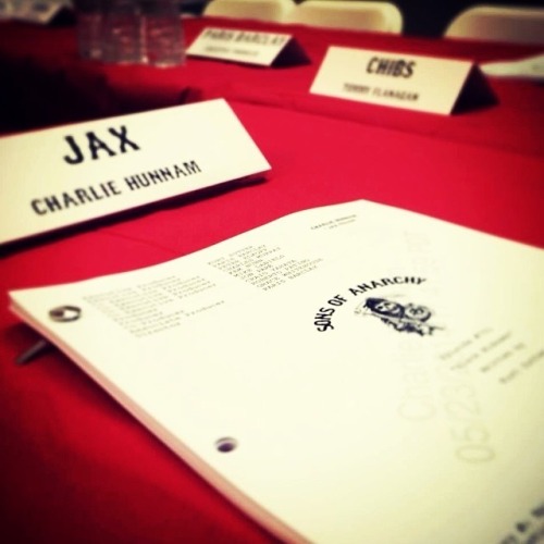 charliehunnamgermany:Tweets and pics from first Day filming Sons of Anarchy
