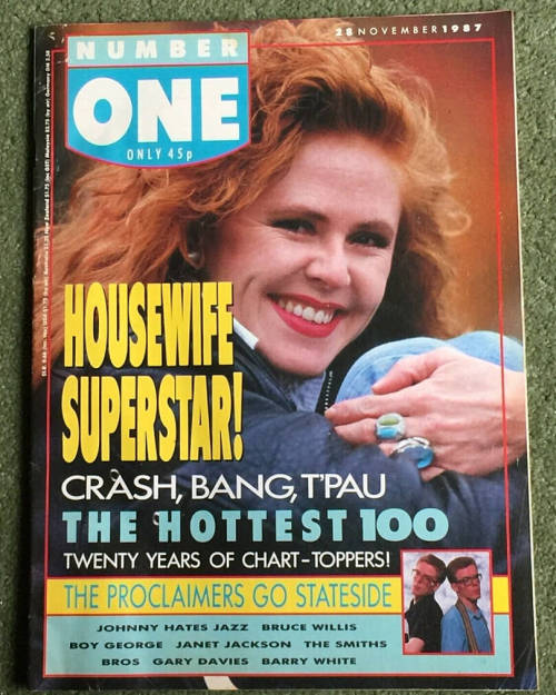 Carol Decker from T’Pau - Number One magazine Nov 1987