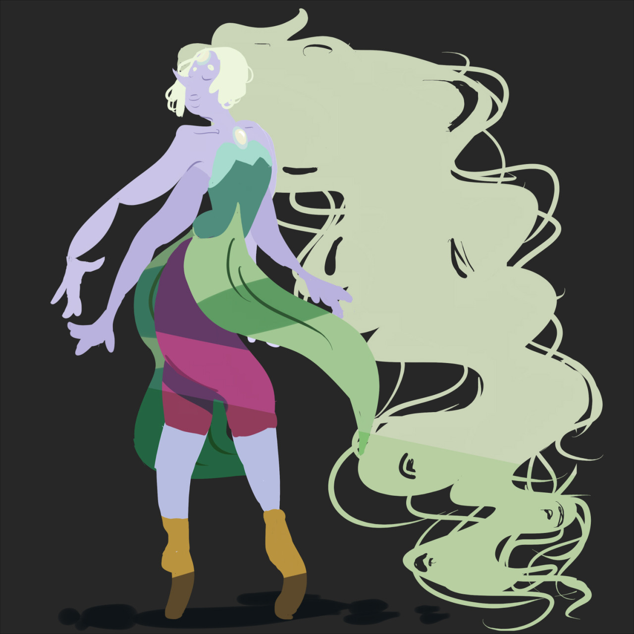 uncookedpoptarts:  opal is my girlfriend and i do not do her justice when  i draw