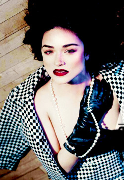 :  Crystal Reed on the cover of Unleash’d