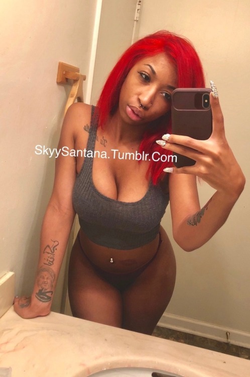 skyysantana:  babestoday: Another birthday? Yes indeed – today has been @skyysantana‘s birthday. Yes this frisky firecracker is another year older but no less adventurous. She’s 23 and the world is her oyster. The town is hers to paint red. The