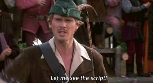 destielbanana:  thefilmfatale:  BREAKING THE FOURTH WALL Robin Hood: Men in Tights (1993) - directed by Mel Brooks. Starring Cary Elwes, Richard Lewis and Roger Rees.  this movie never had a fourth wall. 