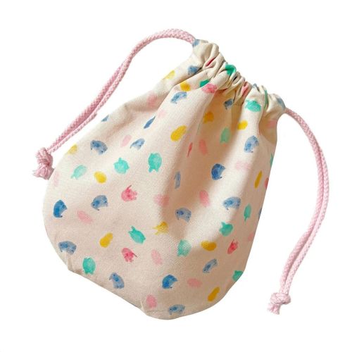 Orange Apollo&rsquo;s Bunny, Rabbit Drawstring Pouch, Bag 初めて巾着を作ってみました orangeapollo.etsy.com#rabbit