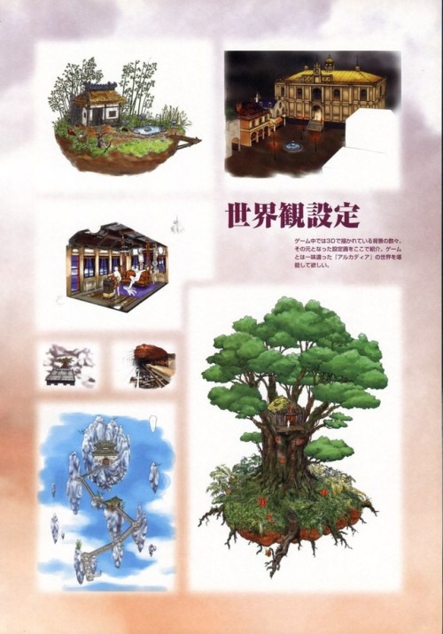 Concept art for Skies of Arcadia, AKA Eternal Arcadia / エターナルアルカディア (Dreamcast - Sega - 2000)Source: