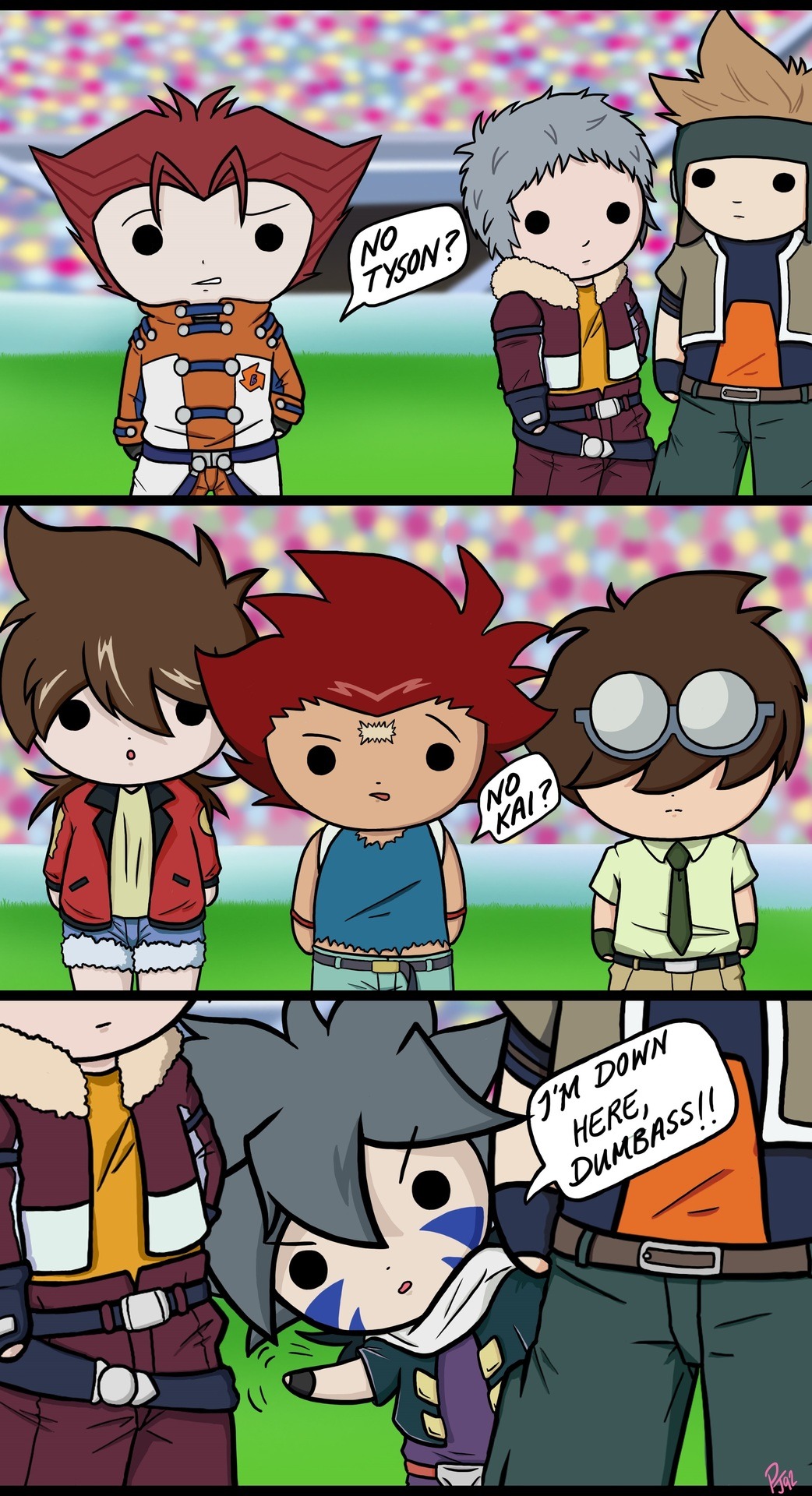 still-beyblade-obsessed: In honour of Kai going from tol boi to smol boi over the