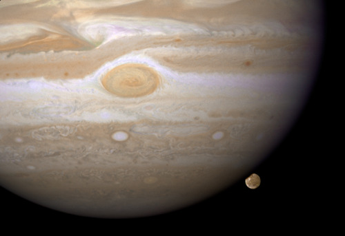 HST/WFPC2 Image Of Jupiter And Ganymede, 2007.