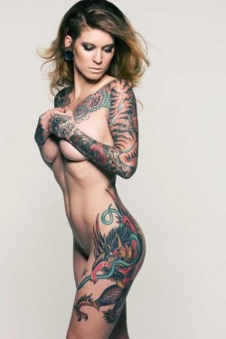 tattoothepristineflesh:  More here Tattoo The Pristine Flesh