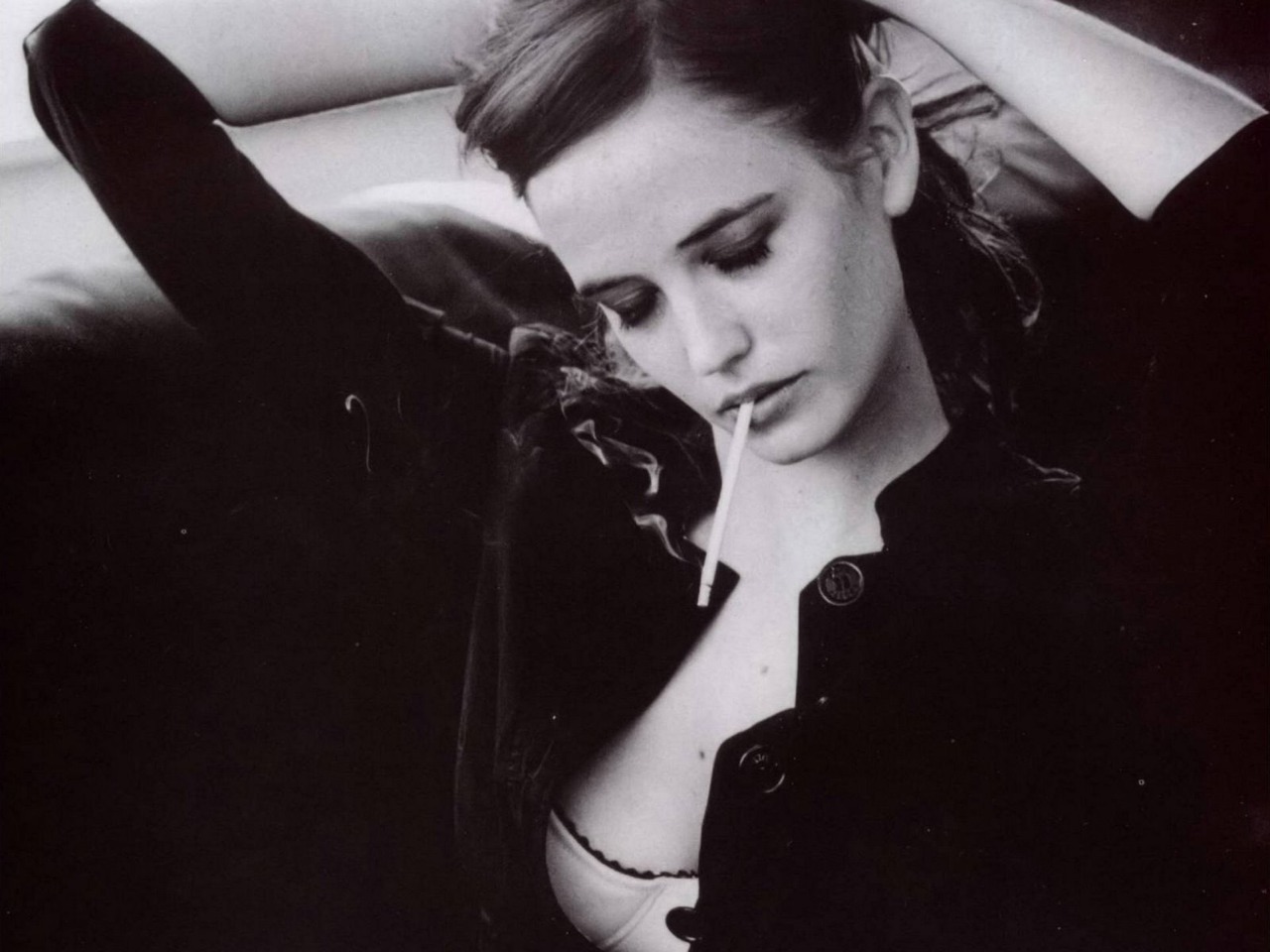 smokewhores:  The lovely Eva Green, because Em was watching the movie Dark Shadows