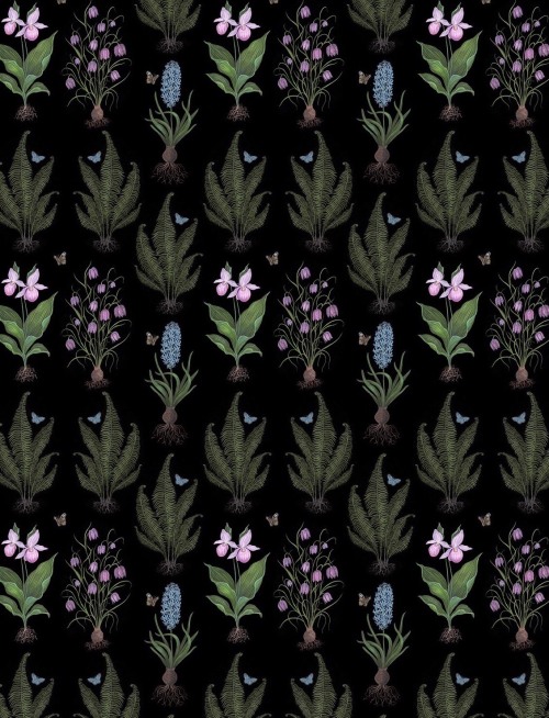 Botanical Bulbs patternby Kelly Louise Judd