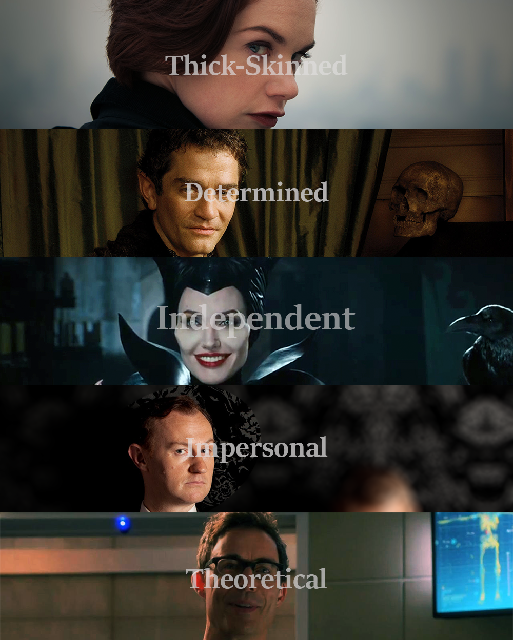 Tribute to INTJ Fictional Characters