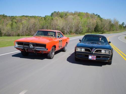 jacdurac:   Who has a better Muscle Car ??  Dukes of Hazard (69 Dodge Charger) or Smoky and the Bandit (77 Pontiac Trans Am)???   My answer should be pretty clear.