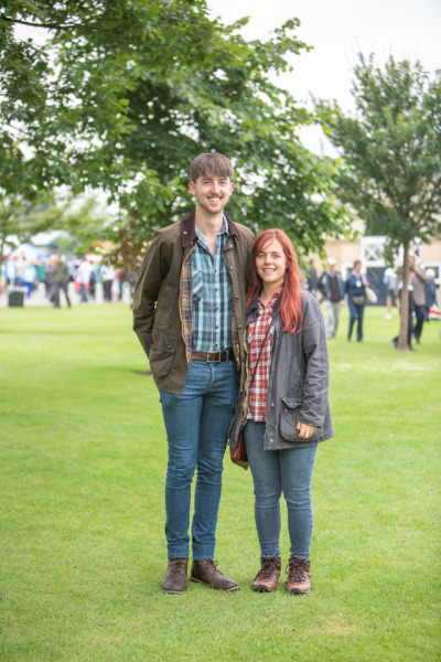 Ben and Hermione were spotted wearing their Barbour jackets at the Great Yorkshire Show!