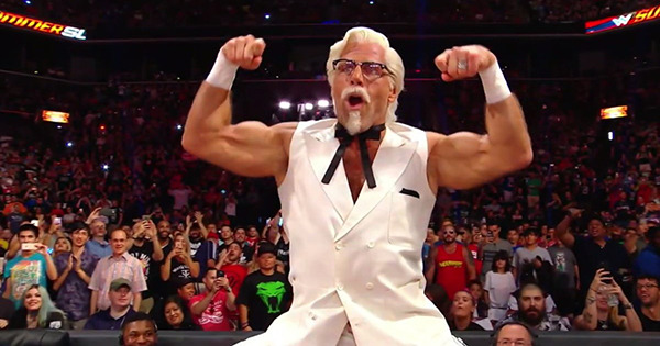 This was a wrestling show where Shawn Michaels dressed up as Colonel Sanders. That’s right: HBKFC.
Read – The 17 Announcer Tables That Were Destroyed at WWE “Summerslam” 2017