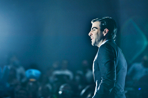 Zachary Quinto attends the Star Trek Into Darkness stage greeting at Toho Cinemas Roppongi in Tokyo,