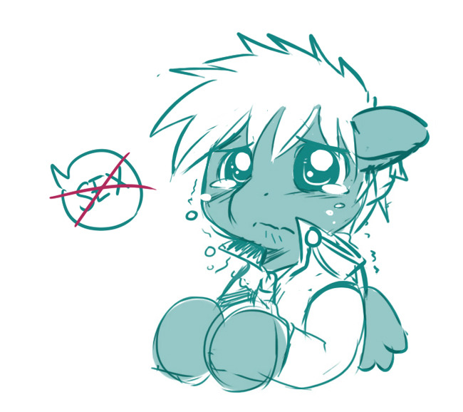 comacoat:  sketchit26:  that’s rite… no stuff for you :V than i realize that