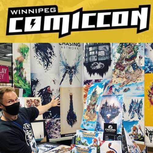 I’ll be at the @winnipegcomiccon this weekend Friday-Sunday! First local convention in forever, I’m 