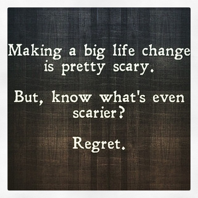 #forget #regret or #life is yours to miss. I&rsquo;m #notwaiting anymore. #done.