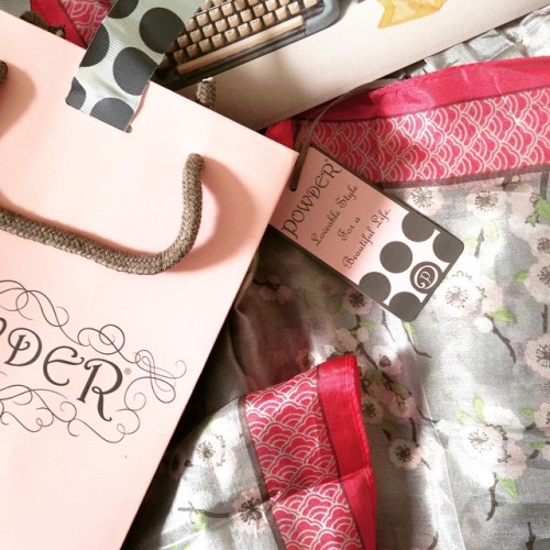 So happy to receive my new @powder_uk scarf #thebloggerprogram #powderuk #fblogger #spring