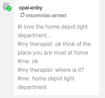 taraljc:lemonsharks:  insomniac-arrest:insomniac-arrest:when growing up me and my dad and my brother played a game at Home Depot called “Don’t let me see you while I shop.” The rules were that I had to follow my dad around the huge Home Depot but