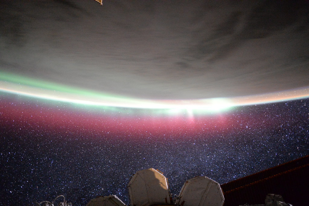 Aurora from the ISS by europeanspaceagency