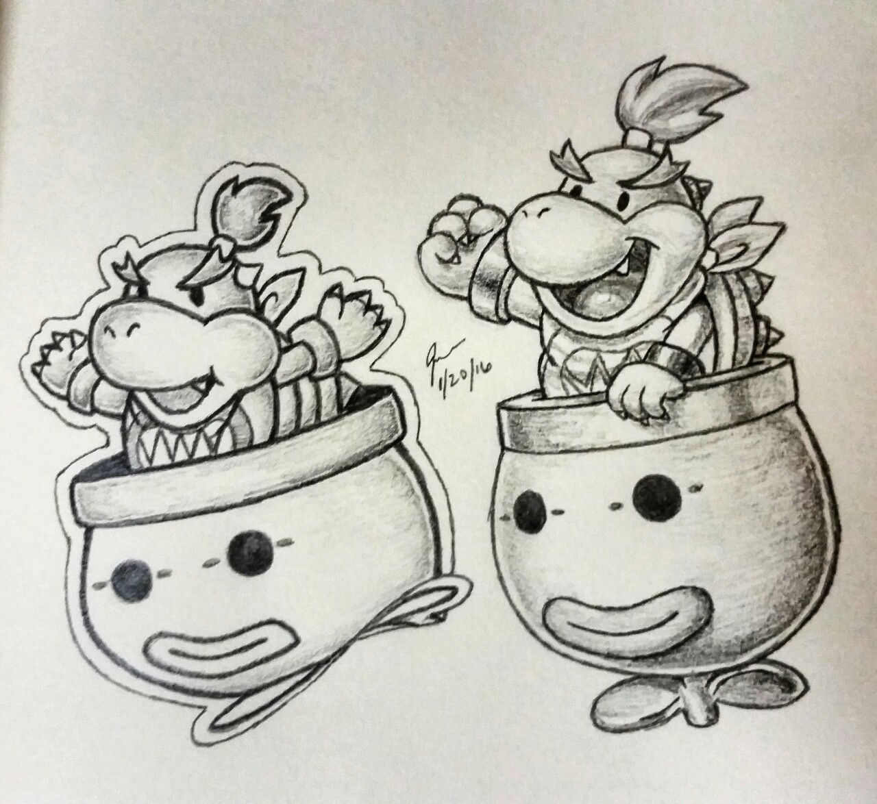 pixcil-shift:  Title: The Juniors Game: Mario &amp; Luigi: Paper Jam Date: 1/20/2016