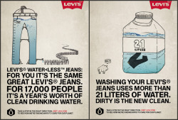 levis waterless campaign