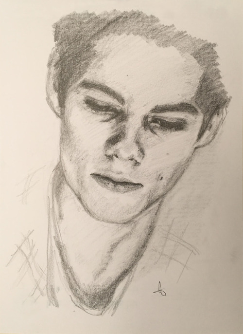 trystings:pencil sketch of Stiles Stilinski ~ trystings