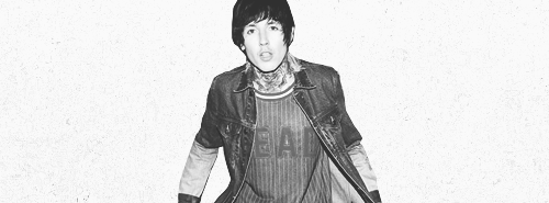 wineunnie:  Oliver Sykes modeling for Drop Dead. 