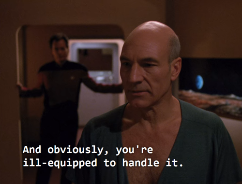 holobeczka:“This human emotion, love, it’s a dangerous thing, Picard. And obviously you’re ill-equip